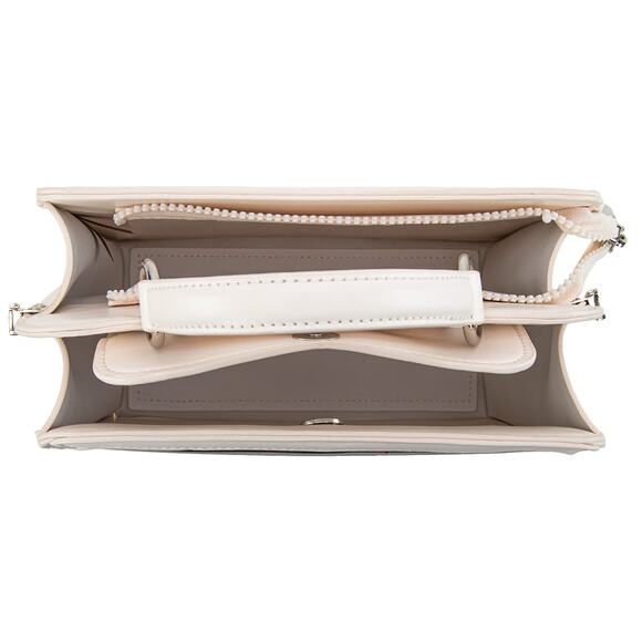 University of Arkansas Razorbacks Light Beige Satchel/Crossbody Bag - Picture 6 of 6